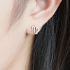 Boucles d'oreilles argent 925 Signes du zodiaque Vierge