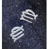 Sterling Silver Stud Earrings Zodiac Virgo