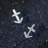 Boucles d'oreilles argent 925 Signes du zodiaque Sagittaire