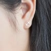 Sterling Silver Stud Earrings Zodiac Sagittarius