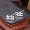 Boucles d'oreilles argent 925 Signes du zodiaque Verseau