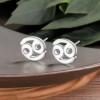 Orecchini in argento 925 Segni zodiacali Cancro