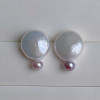 Perlas cultivadas de agua dulce de 8 mm - Pendientes
