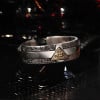Bague argent ouverte chevaliere homme croix oeil de la providence