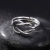 Sterling Silver Open Celtic Sailor Knot Ring