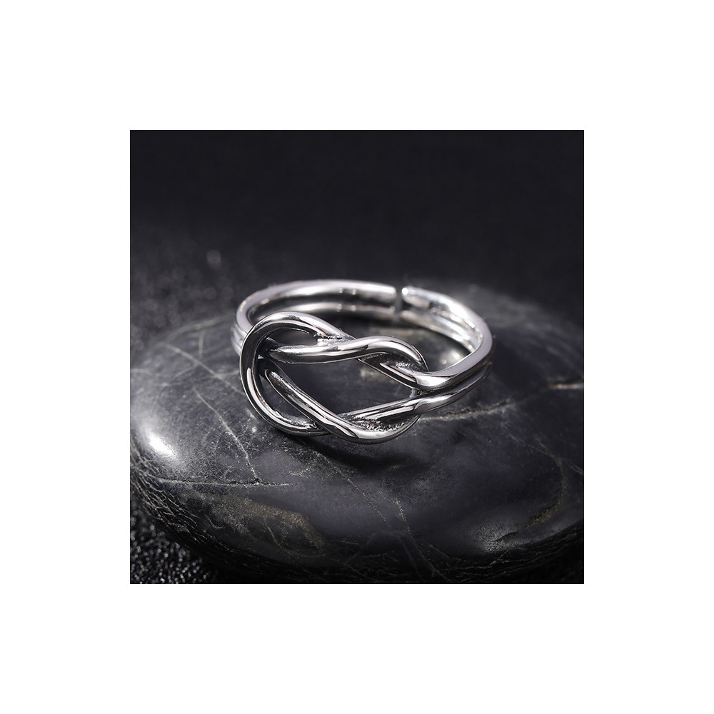 Sterling Silver Open Celtic Sailor Knot Ring
