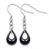 Boucles d'oreilles pendantes ceramique goutte eau