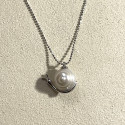 Collana con pendente di perle di lumaca coltivate di qualità AAA