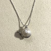 AAA quality cultured snail pearl pendant necklace