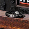 Bracelet homme femme ceramique finition polie aimants