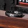 Keramische armband voor dames en heren met gepolijst oppervlak en magneten