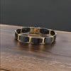 Zwarte heren magneetarmband van keramiek met magneten
