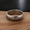 Bague homme argent tresse