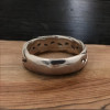 Men's silver braid ring