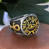 Anello Uomo in Acciaio Occhio di Horus