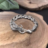 Bracciale da Uomo con Catena Drago in Acciaio