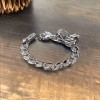 Bracciale da Uomo con Catena Drago in Acciaio