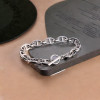 Bracciale da Uomo in Acciaio Inossidabile con Catena Marina