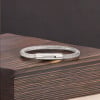 Men's Flexible Cylindrical Chain Steel Bracelet