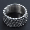 Men's Stainless Steel Mesh Band Ring