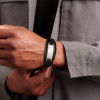 Gepersonaliseerde leren kinarmband voor heren