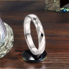 Anello personalizzato, fede nuziale, anello in tungsteno, placcato in oro sfaccettato