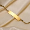 Bracelet personnalise femme enfant gourmette acier chaine personnalisable