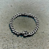 Bracelet chaine acier ancre marine homme femme