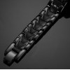 Bracelet homme acier noir magnetique aimante