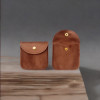 Suede gift bag