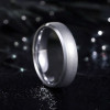 Customizable Tungsten Wedding Ring with Sandblasted Finish