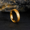 Customizable Tungsten Wedding Ring with Sandblasted Finish