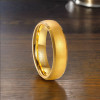 Customizable Tungsten Wedding Ring with Sandblasted Finish