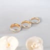 Bague mariage personnalisee alliance plaque or tungstene fibre blanche