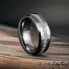 Bague mariage tungstene zirconium finition miroir alliance personnalisable