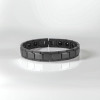 Men's ceramic bracelet polished finish with magnetic magnets