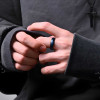 Bague personnalisee tungstene homme alliance bleue multifacette