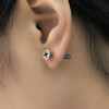 Boucles d'oreilles clous argent 925 gamme vis
