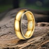 Anello da uomo personalizzato con cupola in tungsteno
