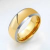Anello da uomo personalizzato con cupola in tungsteno
