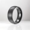 6N Bague mariage personnalisee anneau titane brosse