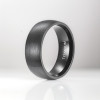 6N Bague mariage personnalisee anneau titane brosse