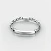 Men's Sterling Silver Biker curb chain Bracelet
