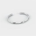 Bracelet argent massif jonc martele homme femme