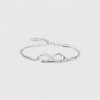 925 silver infinity bracelet rhodium plate set with zirconium