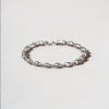 Silver bracelet for men and women, skull and crossbones chain