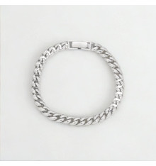 Dickes Kettenarmband für Damen und Herren aus massivem Silber