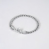 Men's 925 silver OM twisted chain bracelet
