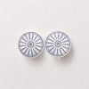 Celtic Viking knot silver stud earrings