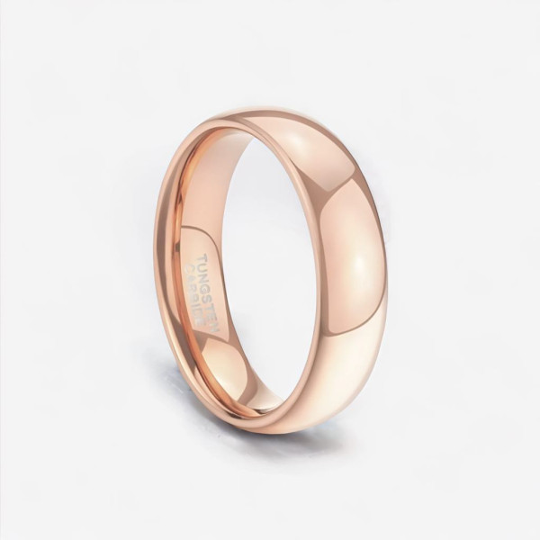 Personalisierter Ehering Wolfram Alliance Roségold